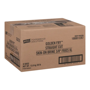 Golden Fry Straight Cut Skin on Brine