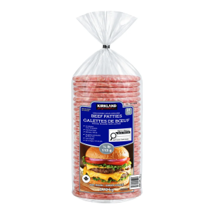 Frozen Lean Ground Beef Burger Patties